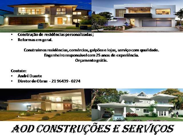 Obras e reformas em geral