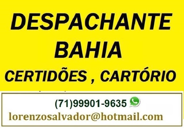 Certidões em salvador bahia