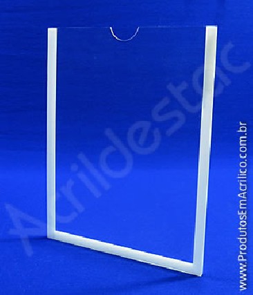 Foto 1 - Display acrilico cristal porta folha